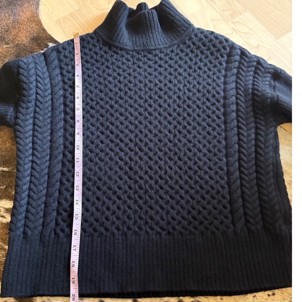 AYR AYR Le Square merino wool sweater In Black Size Small - Picture 8 of 8